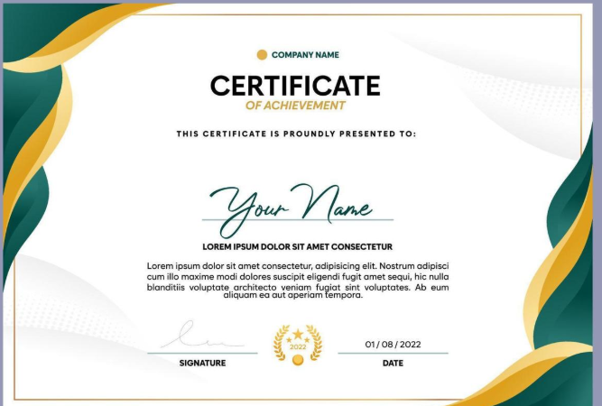 certificate 2
